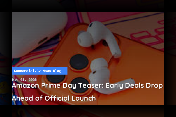 Amazon Prime Day Teaser: Early Deals Drop Ahead of Official Launch