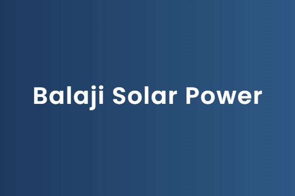 Balaji Solar Power