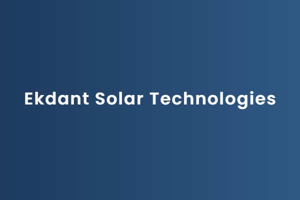 Ekdant Solar Technologies