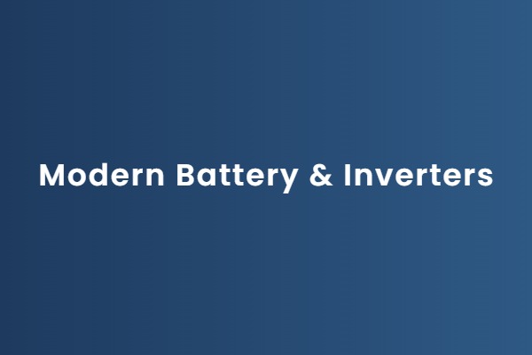 Modern Battery & Inverters